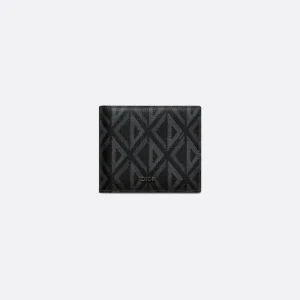Bifold Wallet  Black CD Diamond Canvas