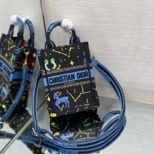 Christian Dior Mini Book Tote Phone Bag